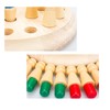 Wooden Memory Chess Game Logic Thinking Training Color Matching Stick