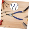 SEWACC 2pcs Retaining Clip Pliers with Bent Nose for Internal