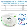 Live Fine Automatic Pill Dispenser with 28-Day Electronic Medication Organizer,