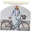 KOMBIUDA Rear Mount Bike Kickstand Single Side Stand Folding Strong