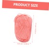 Tofficu 6rolls Cotton Crochet Yarn Soft and Breathable DIY Knitting
