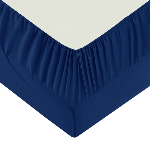 Moonlight Bedding Single Fitted Sheet - 25cm Deep Pockets Elastic