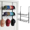 Over the Door Hat Organizer, 3 Tier Wall Mounted Hat