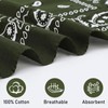 Nymora 6-Pack Paisley Bandana Set - 100% Cotton Kerchiefs in