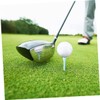 Outanaya 100pcs Long-Lasting Yards Tees Wooden Golf Tees Reduces Friction
