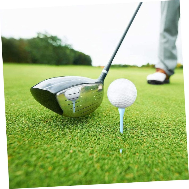 Outanaya 100pcs Long-Lasting Yards Tees Wooden Golf Tees Reduces Friction