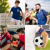 6PCS Soccer Captain Armband for Kids, Flexible Velcro Adjustable Youth