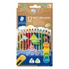 STAEDTLER Noris Colour Jumbo 188 Colouring Pencils, Made from Upcycled