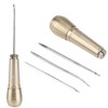 3 in 1 Sewing Awl, Leather Drilling Awl Tools Leather