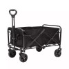 Unbranded Folding Utility Wagon, Metal Frame, Adjustable Handle, Heavy-Duty, Collapsible