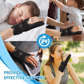 joingood Pinky Finger Splint, Finger Splint for Pinky, Broken Pinky Finger Brace, Little Finger Splint,Metacarpal Finger Splint Hand Brace for Trigger Finger Arthritis,Finger Splint Pinky Right Hand,L