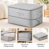Large Gray Compression Storage Bag for Clothes & Bedding –