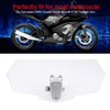 Motorcycle Windscreen Adjustable Clip On Windshield Extension Spoiler Windscreen Deflector