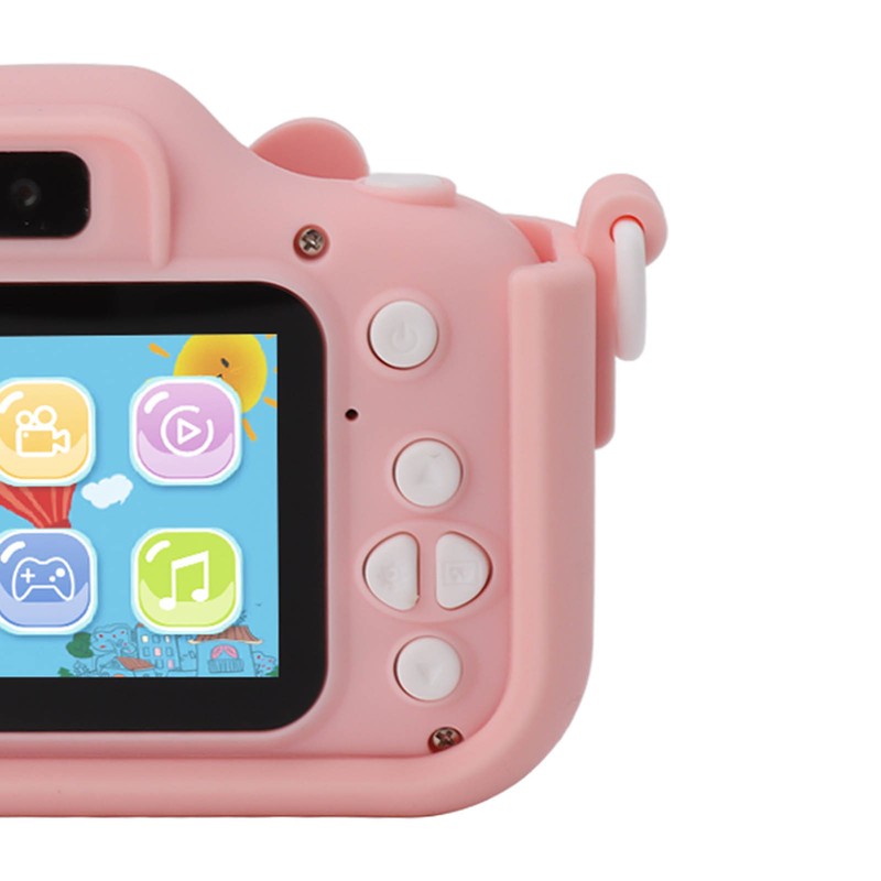 Kids Digital Camera with 32G Card Front Rear Lens 1080P