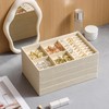 KATISYIO Jewelry Drawer Organizer, 4 Set of Stackable Jewelry Trays