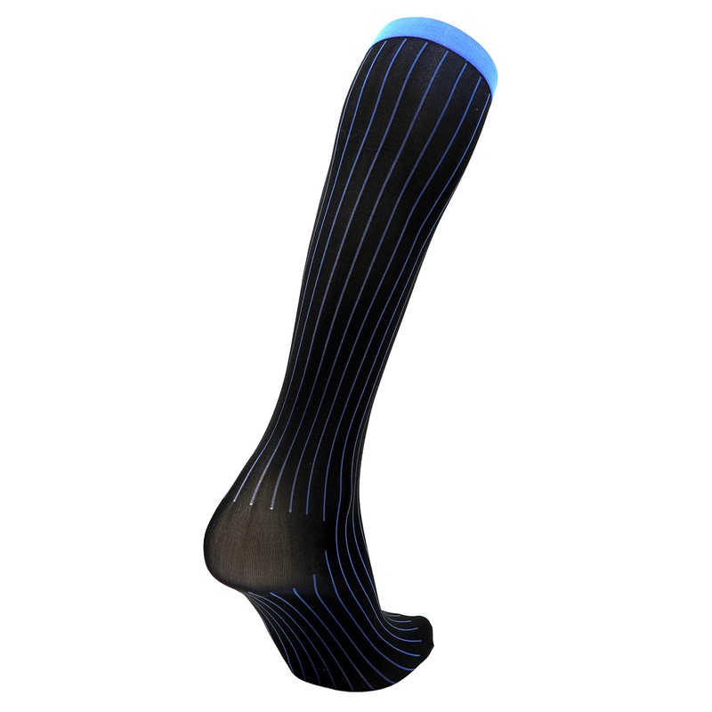 3-Pack Mens Over the Calf Sheer Nylon Spandex Dress Socks