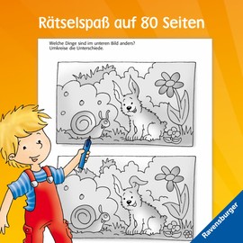 Vorschul-Rätselspaß für unterwegs - Rätselbuch ab 5 Jahre, Reisespiele für Kinder (Spiel & Spaß - Rätselblock)