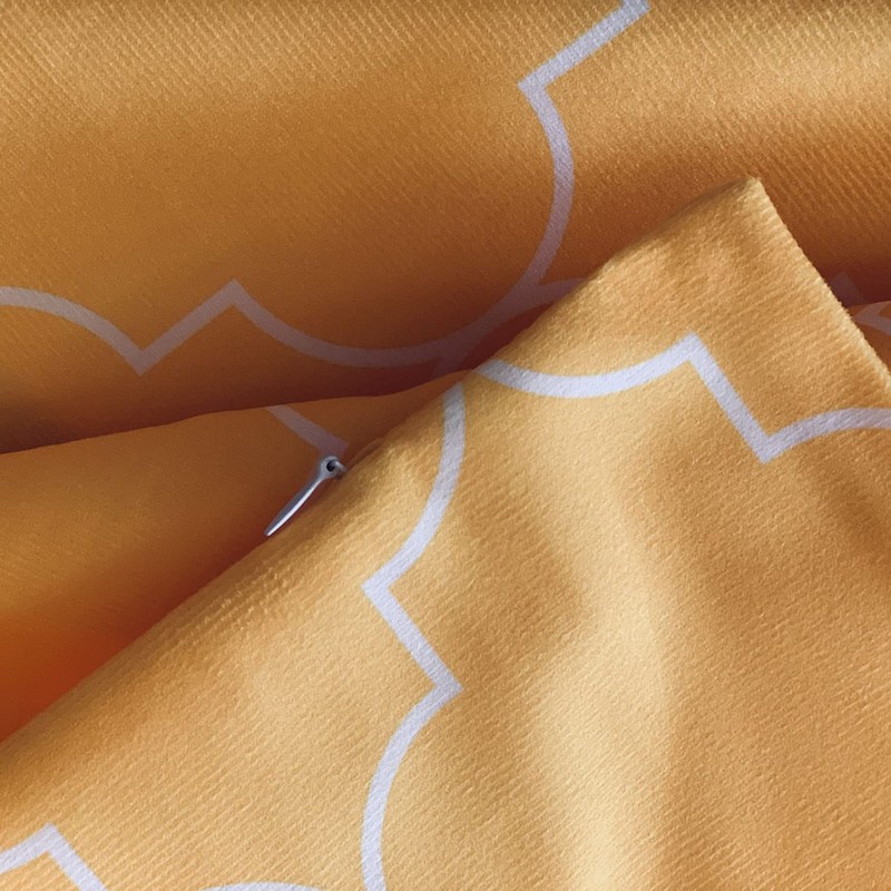 Set of 4 Luxton Home Decoration Yellow Cushion Covers, Soft
