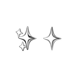 Star Stud Earrings for Women Silver Stud Earrings Star Earrings Dainty Ear Jewelry Stud Earrings Girls Tarnish Resistant Earrings
