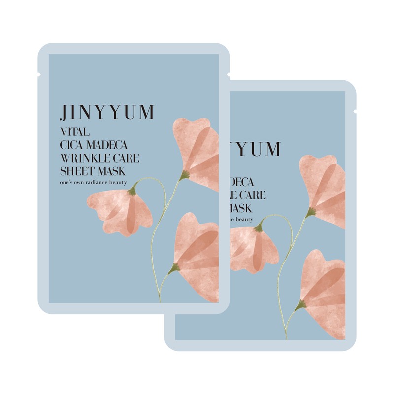 Genieum Vital Cicamadeca Wrinkle Care Sheet Mask 25ml, 10 sheets