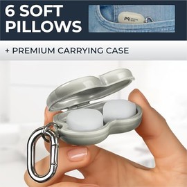 PQ Tapones Para Los Oídos Para Dormir - 6 Tapones de Cera Moldeables para dormir - Nadar - Disparar - Roncar - Nivel de bloqueo de sonido 32 dB - Tapones para los oídos para mujeres con cancelación de ruido