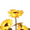 Solar Sunflower Light 24 LEDs Warm White IP55 Waterproof Outdoor