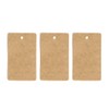 Box.it.pack.it Kraft Paper Gift Tags, Brown, Rectangular 5x3 cm, 100