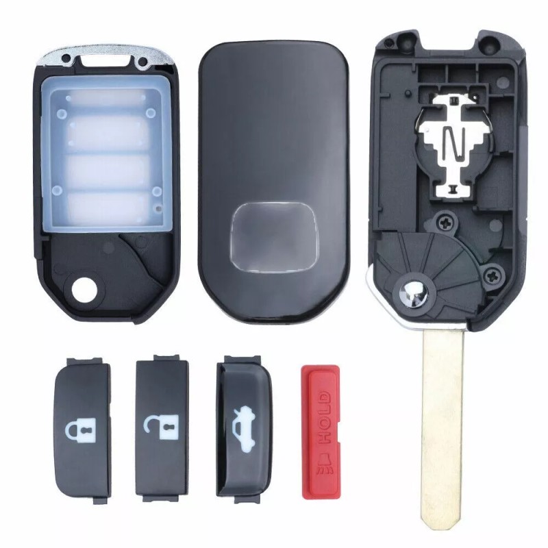 KeyMaster 2X Upgraded Flip Remote Key Shell Case Fob for