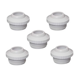 PoolSupplyTown Pool Spa 1" Opening Hydrostream Return Jet Fitting with 1-1/2" Inch MIP Thread Replace Hayward SP1419E (5 Pack)