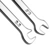Larcele 7 Pcs Mini Double Open End Wrench Metric 3mm-5.5mm