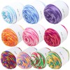 Yayatty 10 Colours Wool for Crocheting, Gradient Wool for Crocheting,
