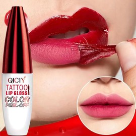 Long Lasting Peel-off Lip Gloss, 1pc Moisturizing Glossy Lip Glaze Stick, Plumping Lip Stick for Girls & Women, Makeup:_Support piece_#04