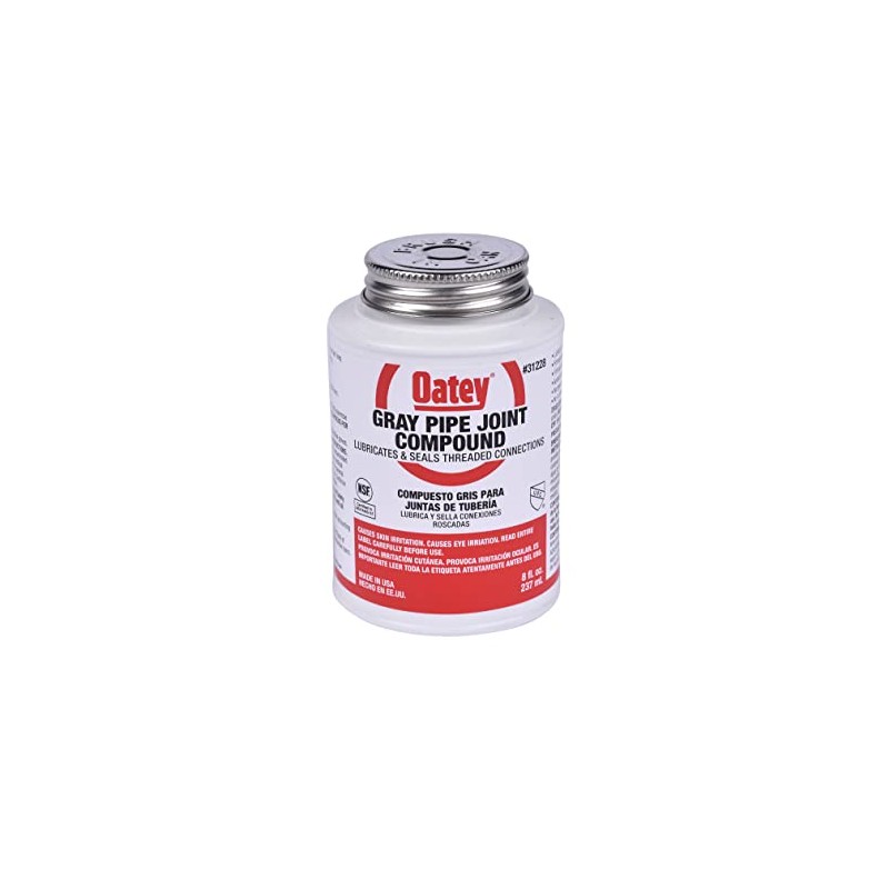 Pipe Joint Compound, 8 oz., Gray