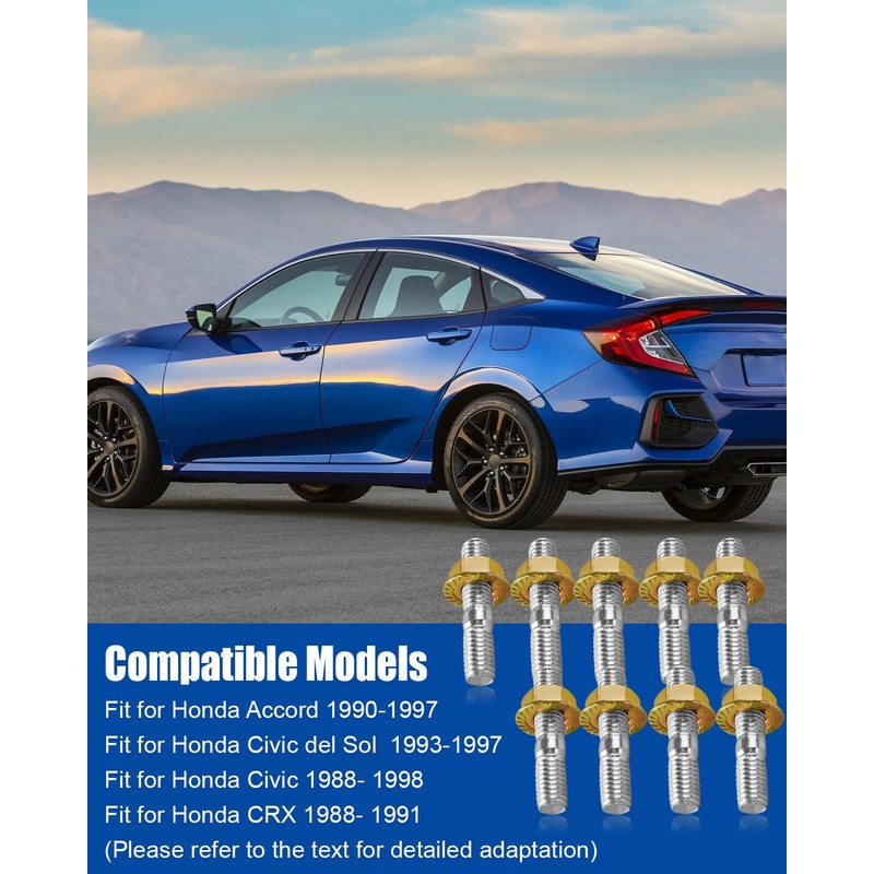 Manifold Hardware Kit Replace 03415B Fit for Honda Accord Civic