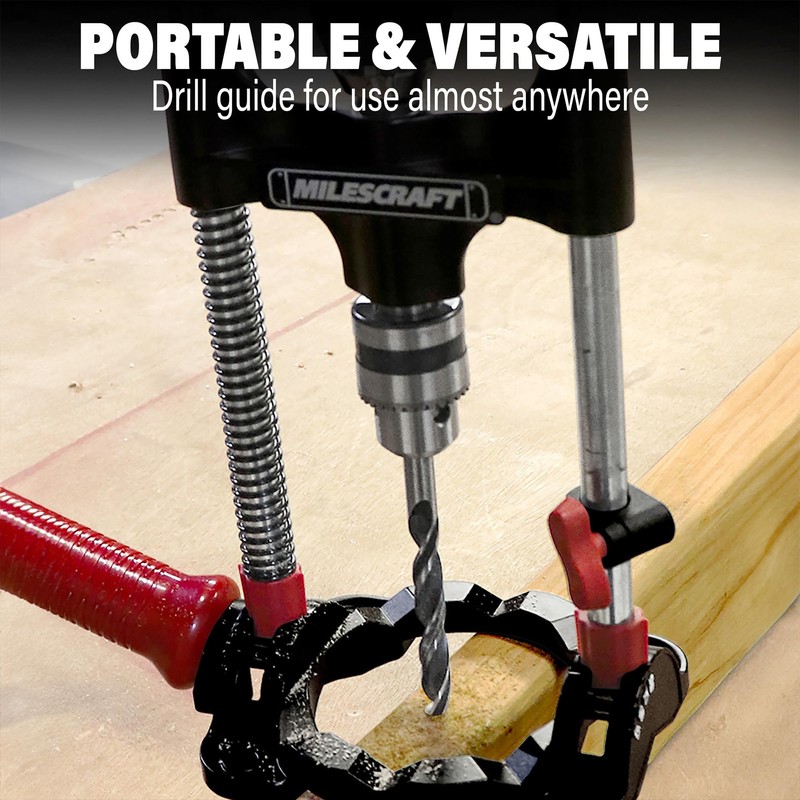 Milescraft 1318 DrillMate Portable Drillling Guide – Precision Drilling Jig
