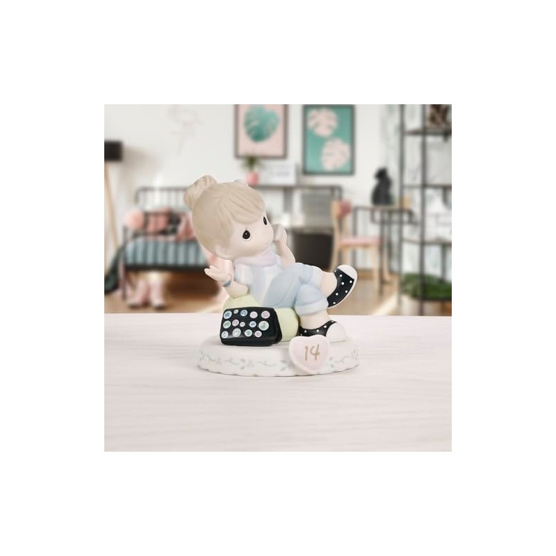 Precious Moments Growing in Grace Age 14 Collectible Porcelain Figurine,