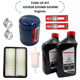 Honda Tune up kit Honda GXV630 GXV660 GXV690 FILTER 15400-PLM-A02 2pk oil, spark plugs