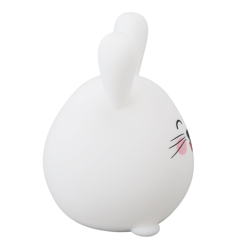 Silicone Night Light Cute Cartoon Mouse USB Rechargeable Tap Control