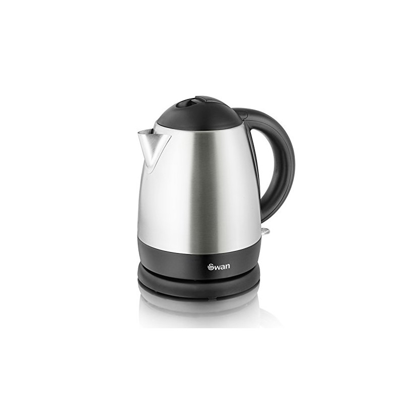 Swan SK31020N Brushed Stainless Steel Jug Kettle, Cordless Design, 2000W,