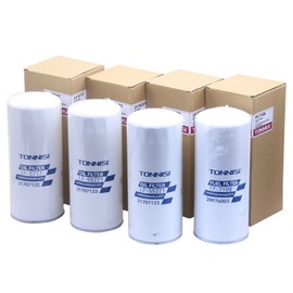 TONNISI ST-2685 Oil Fuel Filter Kit Replaces 85132685, 85105170,(21707132+21707133×2+20976003) Compatible with Volvo VNL 760 860, VN, VNM, VNX, VHD, VAH truck VE D11 D12D D13 D16 Engine(Pack of 1 Set)