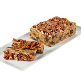Beatrice Bakery Grandma's Traditional Fruitcake No High Fructose Corn Syrup Cherries Pineapple Walnuts Pecans Almonds in Batter with Brandy Bourbon Rum 12 oz Loaf
