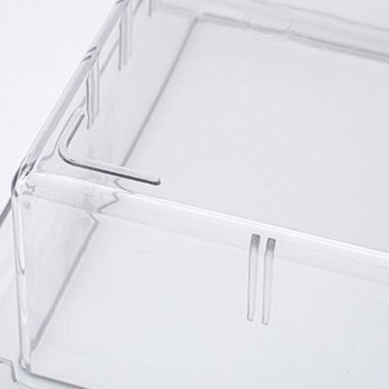 Refrigerator Drawer Large Capacity Transparent Rectangular Fridge Under Shelf Drawer