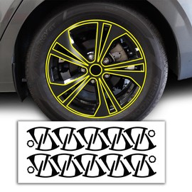BOGAR TECH DESIGNS Rim Chrome Delete Overlay Film Compatible with Nissan Sentra 2020-2025, Gloss Black