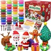 ESSENSON Air Dry Clay Christmas Crafts Kit, 36 Colors DIY