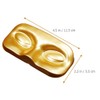Mobestech 12Pcs Empty Eyelash Trays Holder Plastic False Eyelash Storage