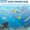 Eupheng Saltwater Pre Rigged Pompano Rigs for Surf Fishing High