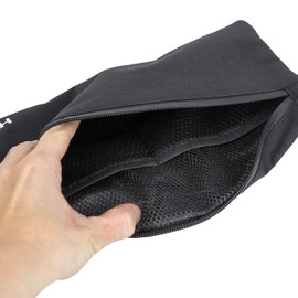 HMF Smell Proof Dog Treat Bag, black, Casual