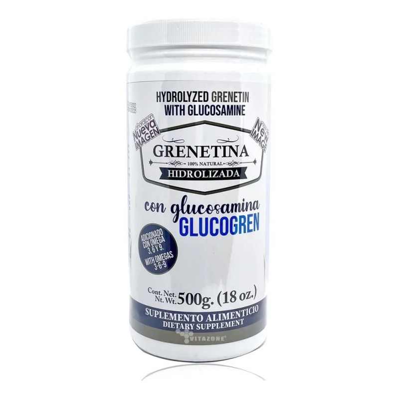 Pretty Bee Grenetina Hidrolizada con Glucosamina y Omega 3,6 Y