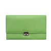 Prime Hide Soft Leather Travel Planner Wallet RFID Blocking Green