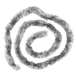 Ideen mit Herz Tinsel Garland Deluxe | Two Colours | Diameter 4 cm | 2 m Long | Fir Garland | Decorative Garland | Christmas Garland | Party Decoration